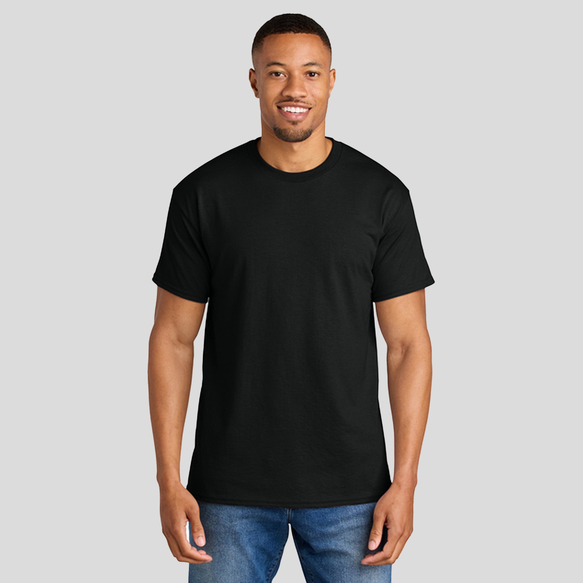 Gildanยฎ DryBlendยฎ 50 Cotton/50 Poly T-Shirt | Black