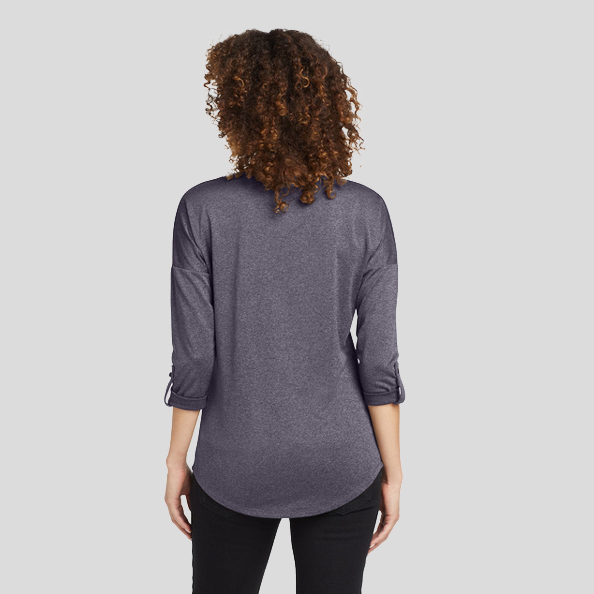 Women's Gravitate Scoop 3/4-Sleeve | Navy Heather