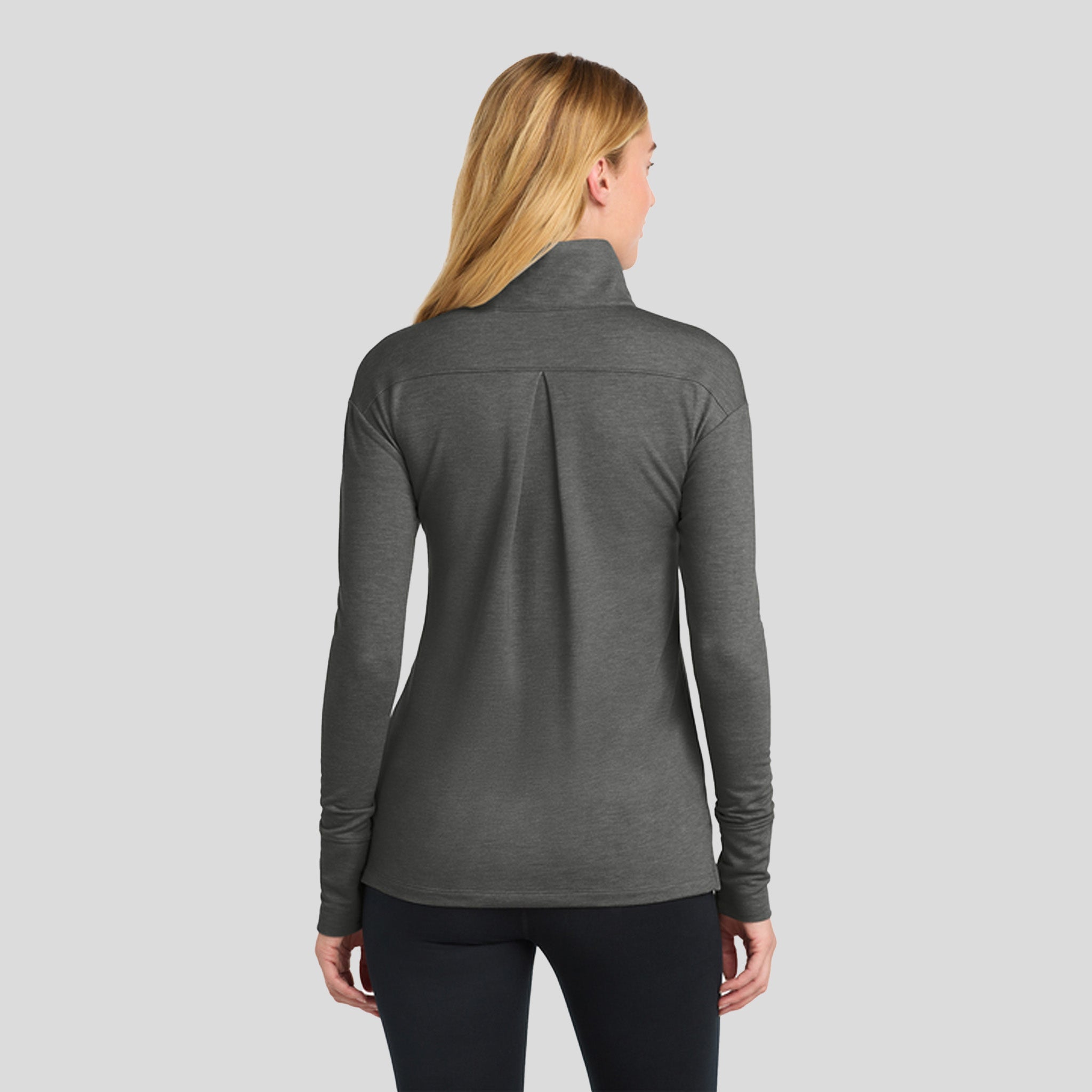 Women's Sport-Wickยฎ Flex Fleece 1/4-Zip | Dark Grey Heather